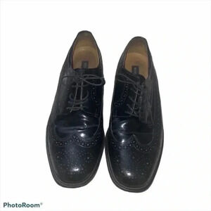 Bostonian luxe men’s oxfords shoes black 10.5